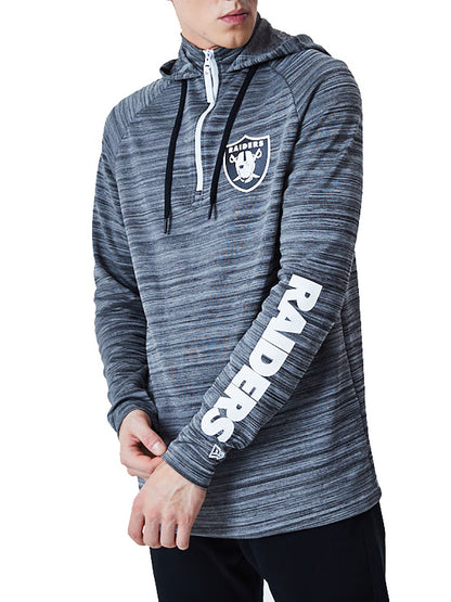 New Era Hoodie Engineered Raglan Las Vegas Raiders grey