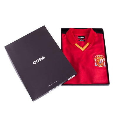 COPA Herren Retro Trikot Spanien 1988 rot