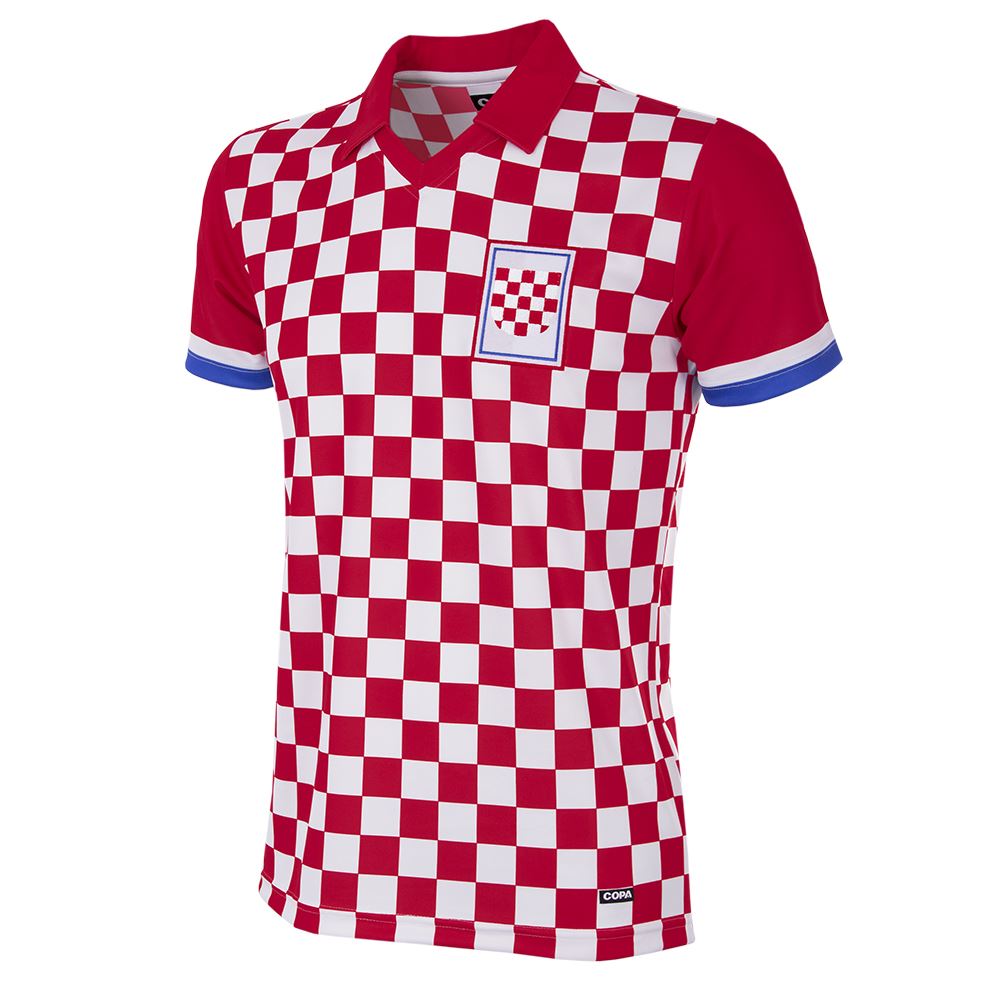 COPA Herren Retro Trikot Kroatien 1990 rot/weiß