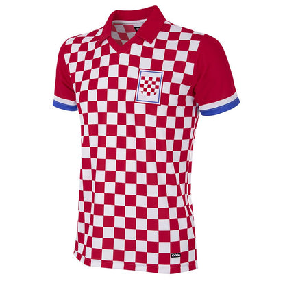 COPA Herren Retro Trikot Kroatien 1990 rot/weiß