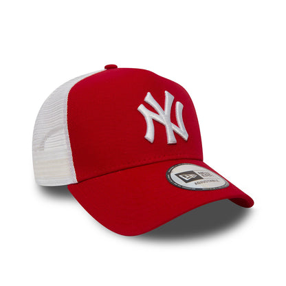New Era 9FORTY Trucker Cap New York Yankees Clean 2 red/white
