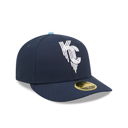 New Era 59FIFTY Cap Kansas City Royals MLB City Connect 2025 Low Profile blue
