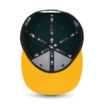 New Era 9FIFTY Oakland Athletics MLB Essential dark green/yellow