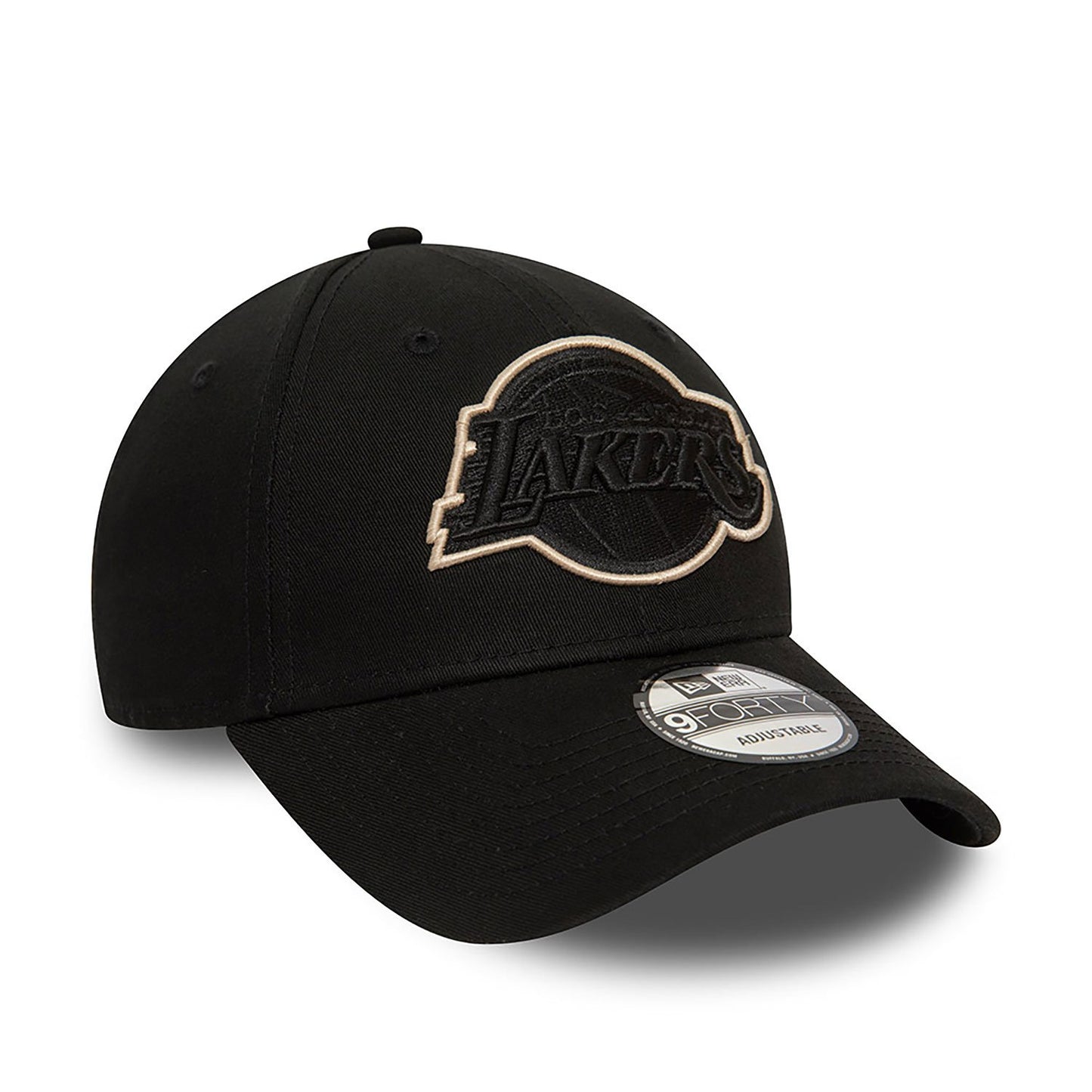 New Era 9FORTY Cap LA Lakers Team Outline black