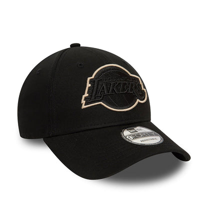 New Era 9FORTY Cap LA Lakers Team Outline black