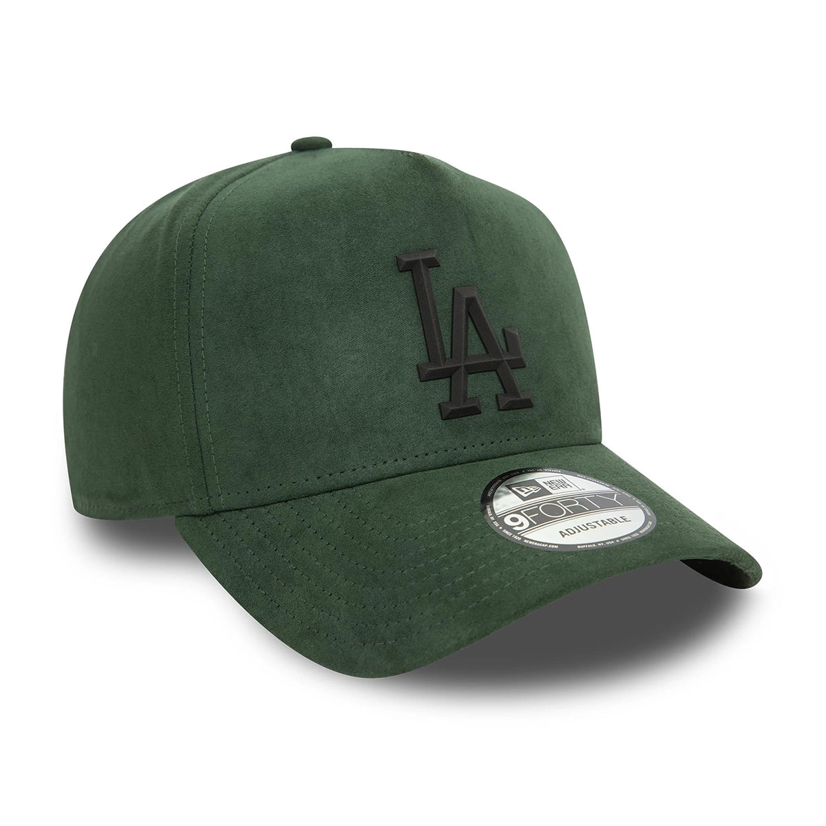 New Era 9FORTY Cap Los Angeles Dodgers Faux Suede dark green