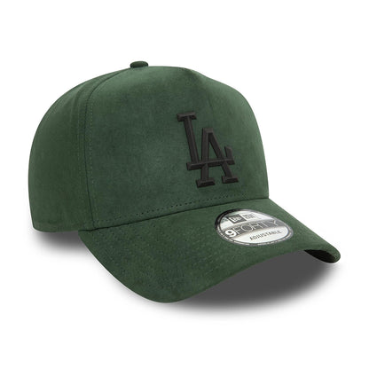 New Era 9FORTY Cap Los Angeles Dodgers Faux Suede dark green