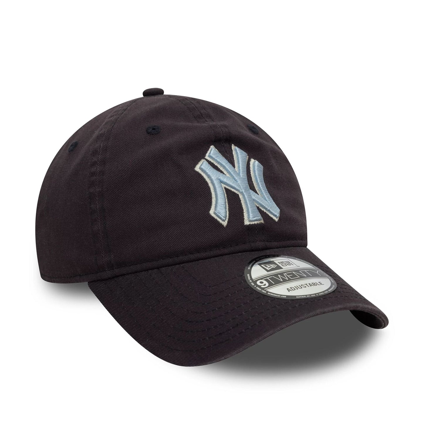 New Era 9TWENTY Cap Washed Outline New York Yankees navy