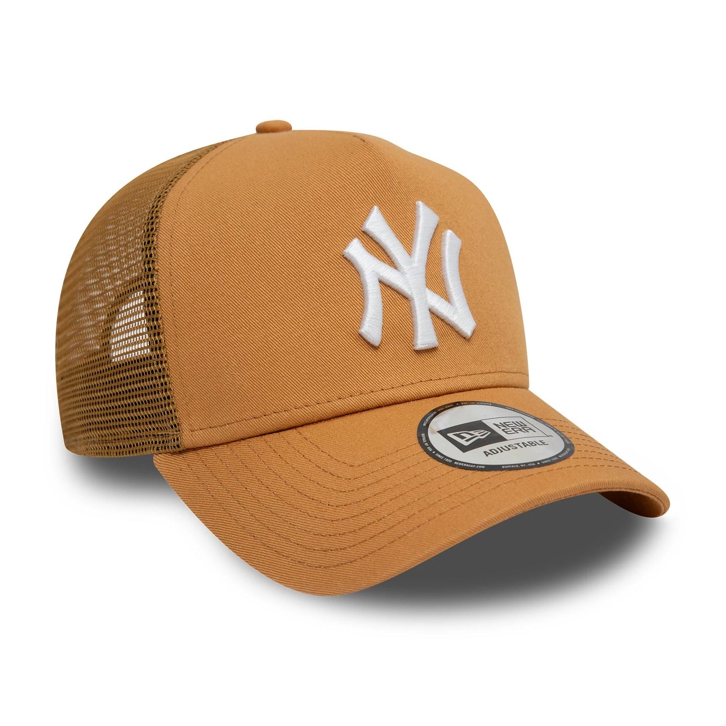 New Era 9FORTY A-Frame Trucker Cap New York Yankees League Essential orange