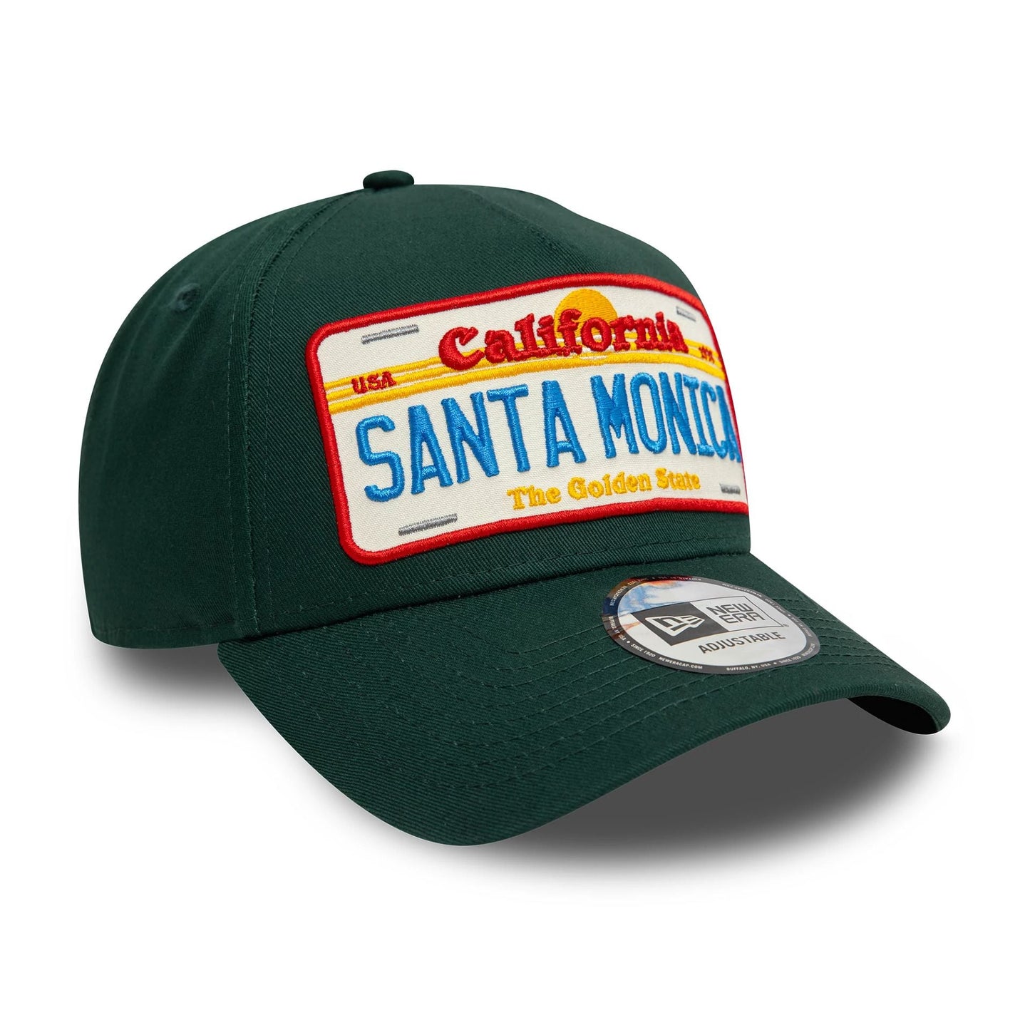 New Era 9FORTY A-Frame Cap Santa Monica License Plate darkgreen