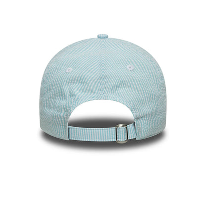 New Era 9TWENTY Cap Los Angeles Dodgers MLB Seersucker pastel blue