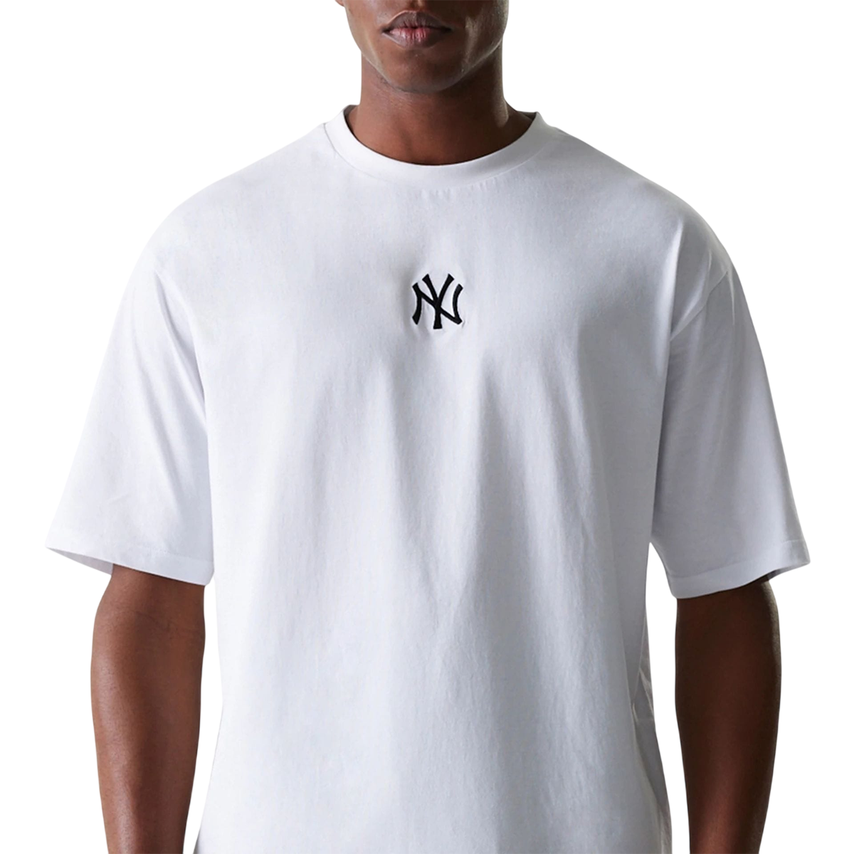 New Era Herren T-Shirt MLB League Essential Oversized New York Yankees white