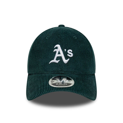 New Era 9FORTY M-Crown Cord Cap Oakland Athletics MLB green