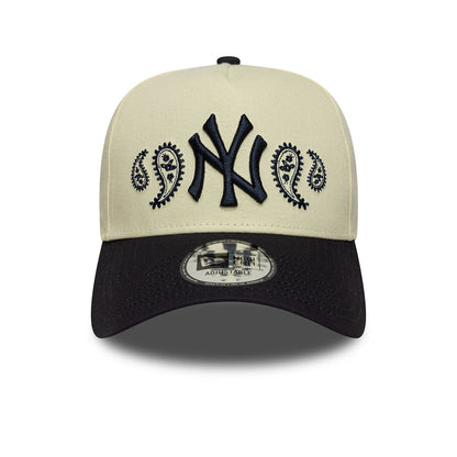 New Era 9FORTY E-Frame Cap New York Yankees Paisley MLB white
