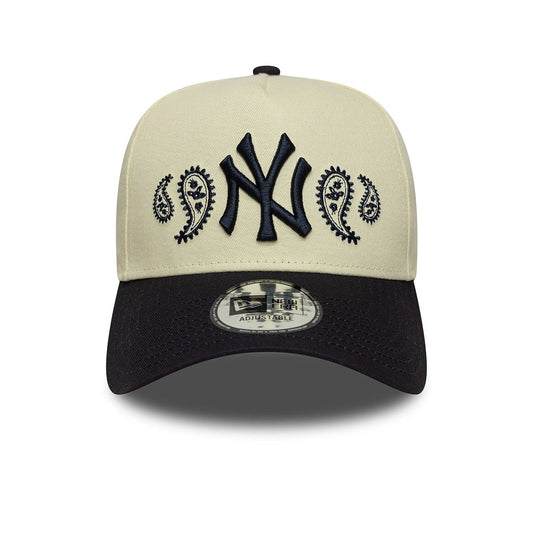 New Era 9FORTY E-Frame Cap New York Yankees Paisley MLB white