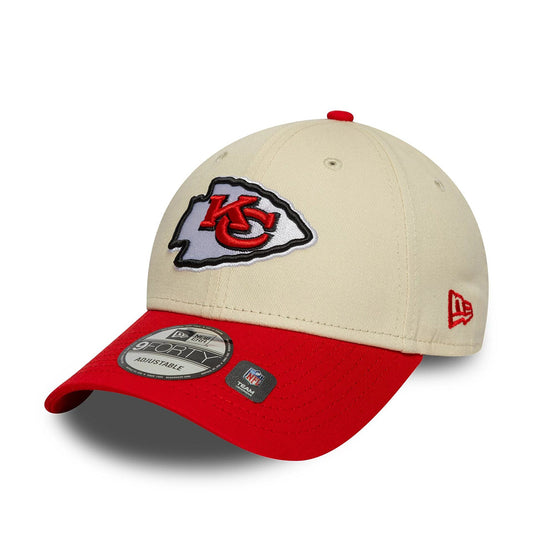 New Era 9FORTY Cap Kansas City Chiefs Wordmark NFL beige