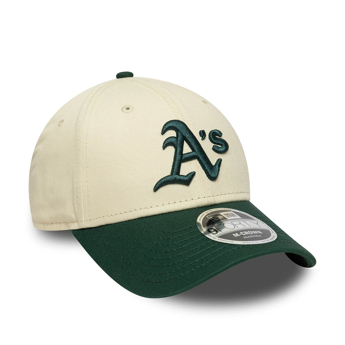 New Era 9FORTY M-Crown Cap Oakland Athletics MLB Colour Block beige