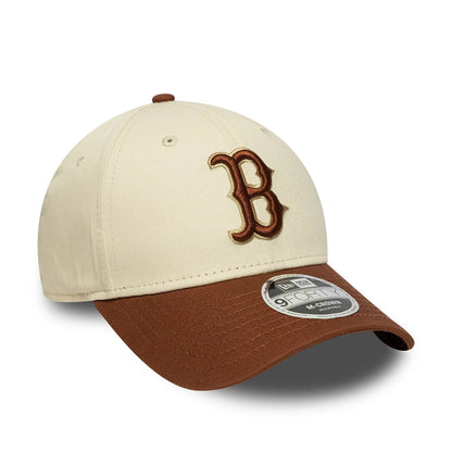 New Era 9FORTY M-Crown Cap Boston Red Sox MLB Colour Block beige