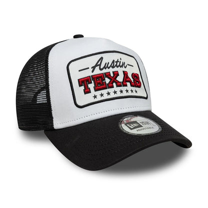 New Era 9FORTY Trucker Cap Location Patch black