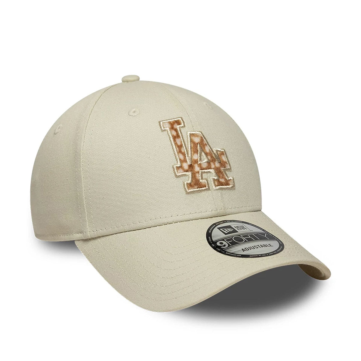 New Era 9FORTY Cap Los Angeles Dodgers Animal light beige