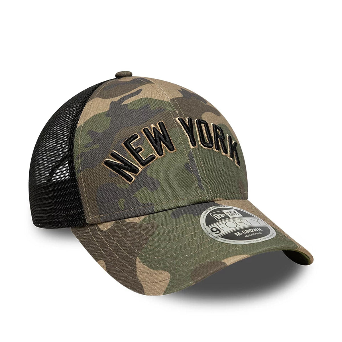 New Era 9FORTY Trucker Cap New York Yankees MLB Wordmark dark green
