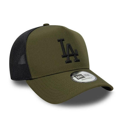 New Era 9FORTY Trucker Cap Los Angeles Dodgers MLB Sport dark green