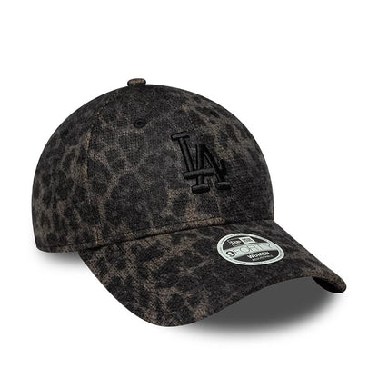 New Era 9FORTY Damen Cap MLB LA Dodgers Cosy Leopard black