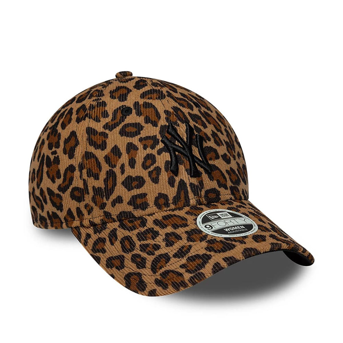 New Era 9FORTY Damen Cap MLB NY Yankees Cord Leopard beige