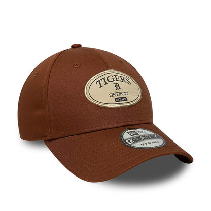 New Era 9FORTY Cap MLB Detroit Tigers Patch brown