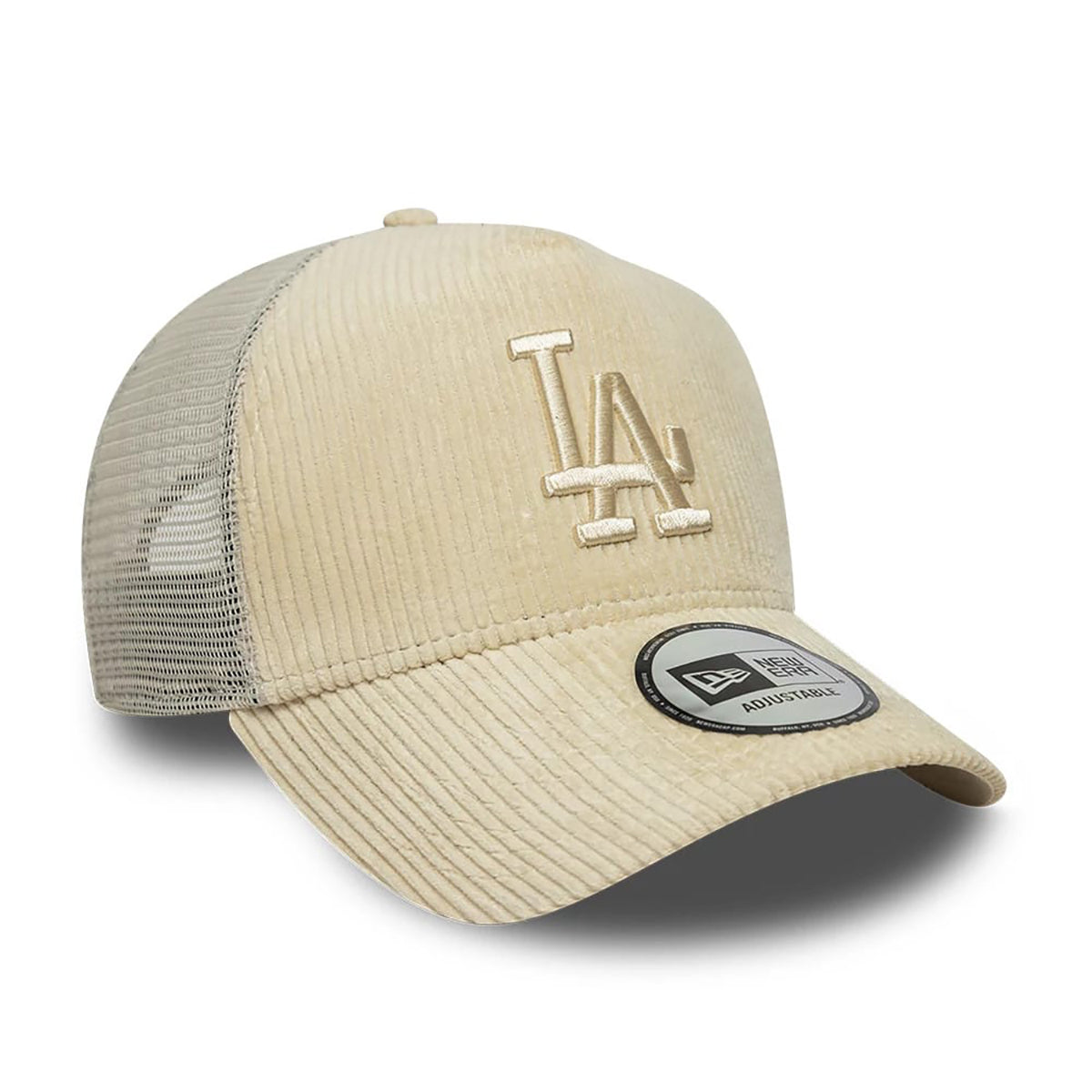 New Era 9FORTY Trucker Cap MLB Los Angeles Dodgers Cord cream