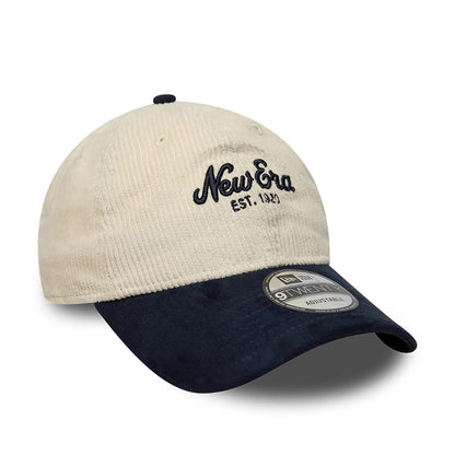 New Era 9TWENTY Cap Cord Mix light beige/navy