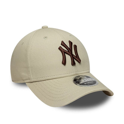 New Era 9FORTY Cap MLB New York Yankees MC light beige