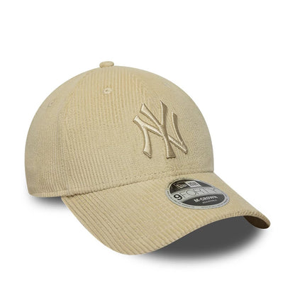 New Era 9FORTY Cap MLB New York Yankees Cord cream