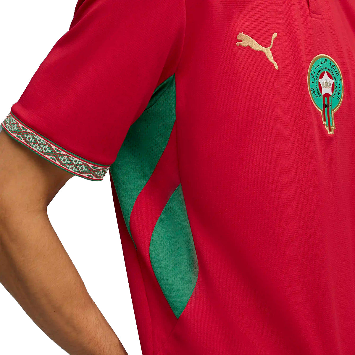 PUMA Marokko Heimtrikot 2026 red/green