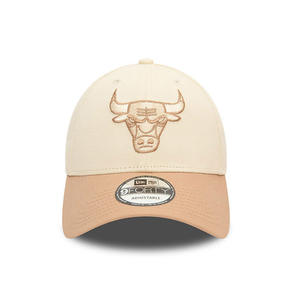 New Era 9FORTY Cap Chicago Bulls Colour Block beige