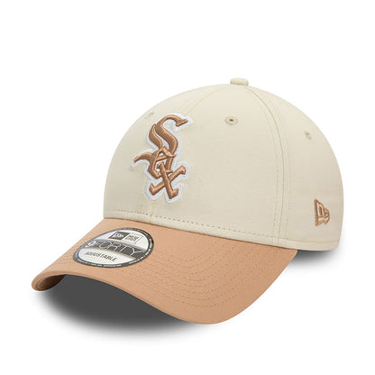 New Era 9FORTY Cap Chicago White Sox World Series beige