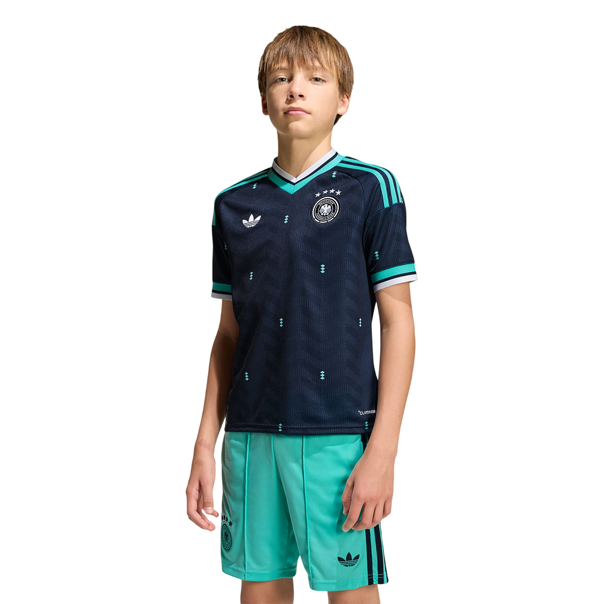 Adidas Kinder Deutschland Auswärtstrikot 2026 navy