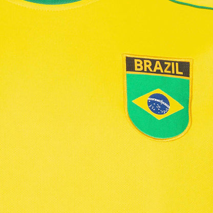 JELEX Herren Brasilien Trikot Retro History yellow