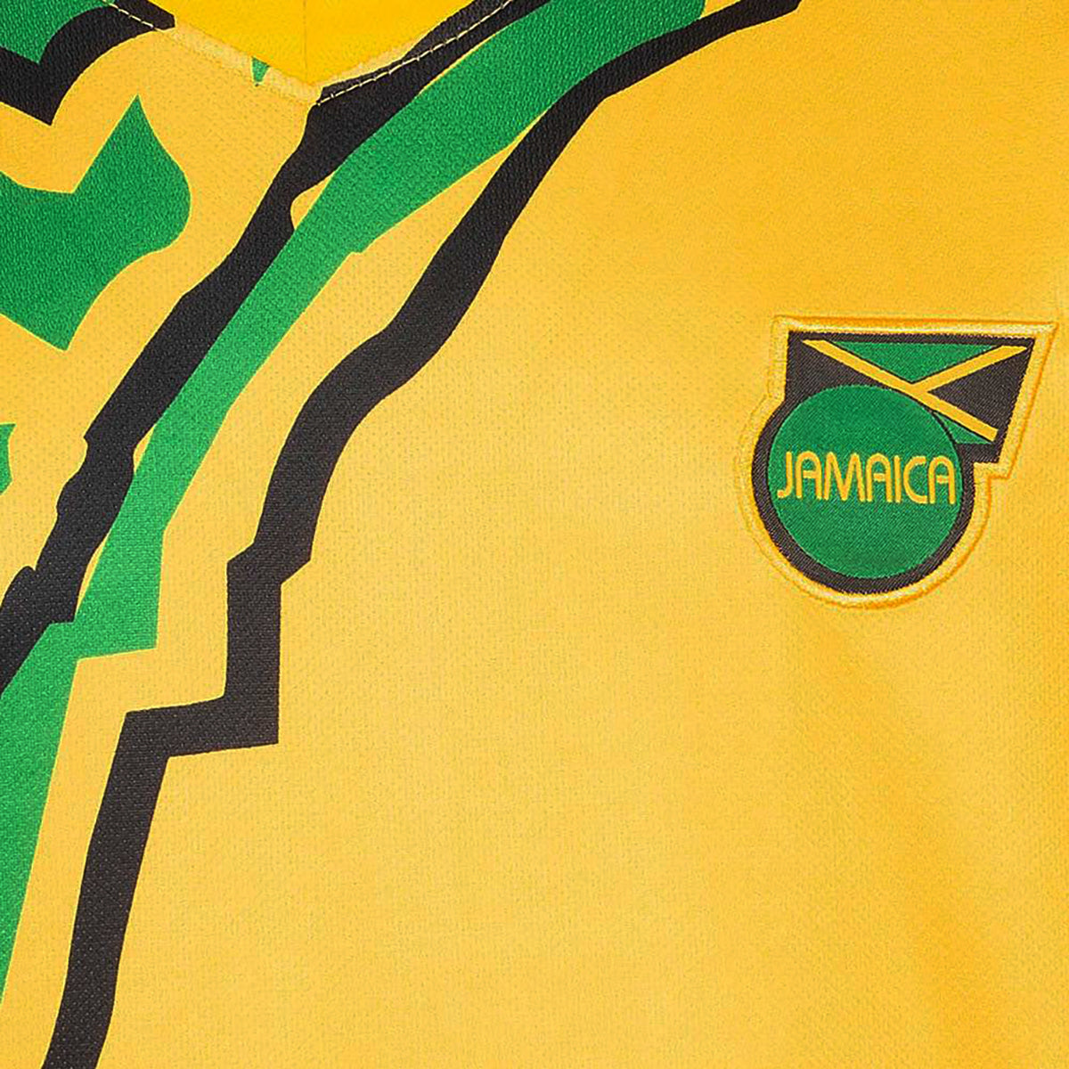 JELEX Herren Jamaica Trikot Retro History yellow