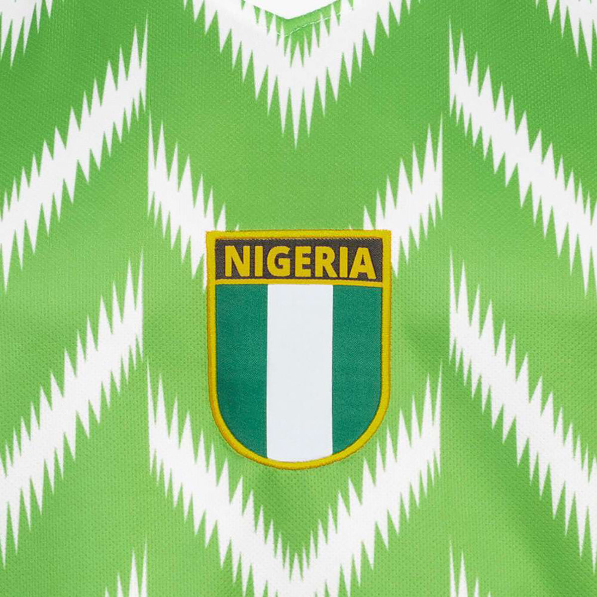 JELEX Herren Nigeria Trikot Retro History green