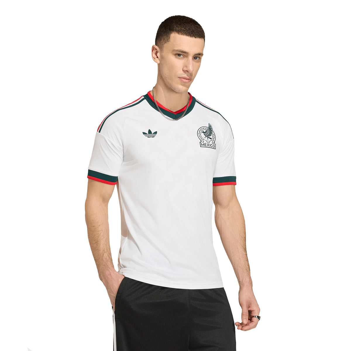 adidas Mexico Herren Auswärtstrikot 2026 white