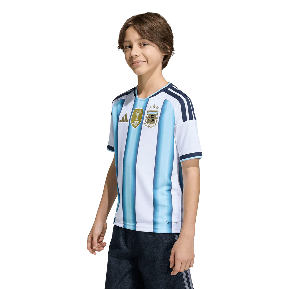 adidas Argentinien Kinder Heimtrikot 2026 white