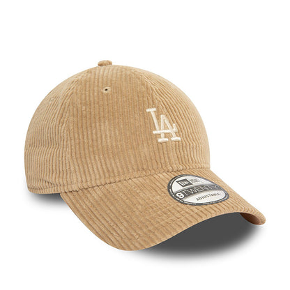 New Era 9TWENTY Cap LA Dodgers Cord beige