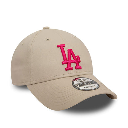 New Era 9FORTY Cap LA Dodgers League Essential stone/purple