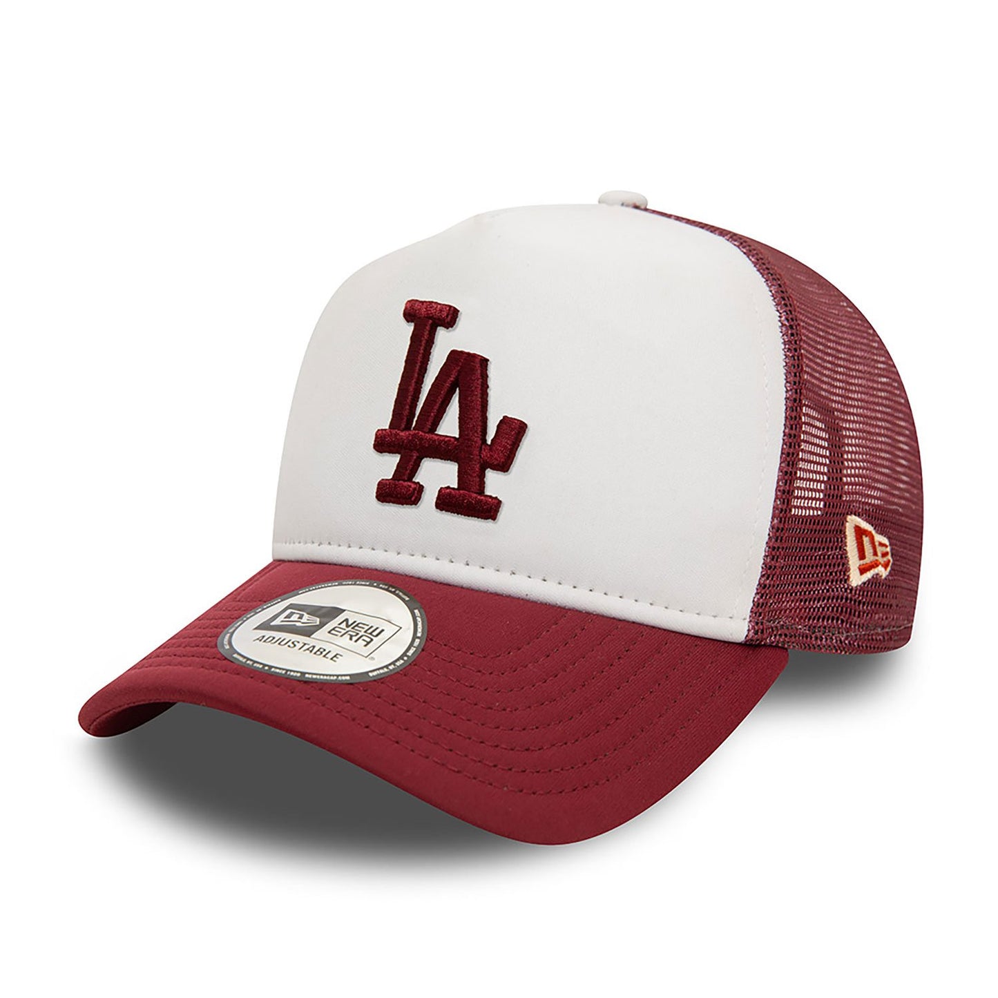 New Era 9FORTY E-Frame Trucker Cap LA Dodgers World Series red