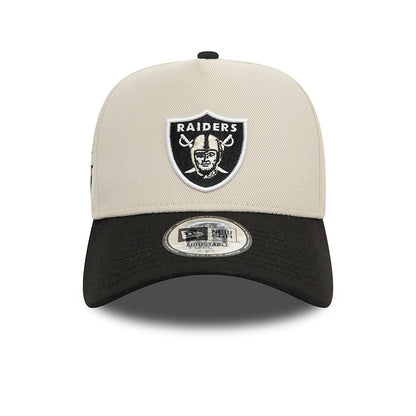 New Era 9FORTY E-Frame Cap Las Vegas Raiders NFL beige