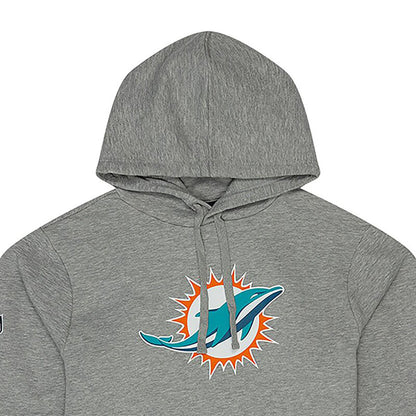 New Era Herren Hoodie NFL Miami Dolphins Logo grau
