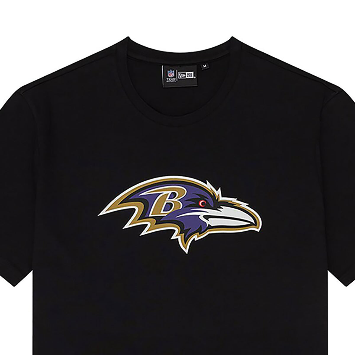 New Era Herren T-Shirt NFL Baltimore Ravens Logo schwarz