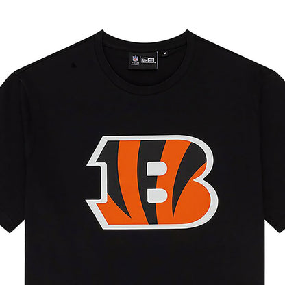 New Era Herren T-Shirt NFL Cincinnati Bengals Logo schwarz
