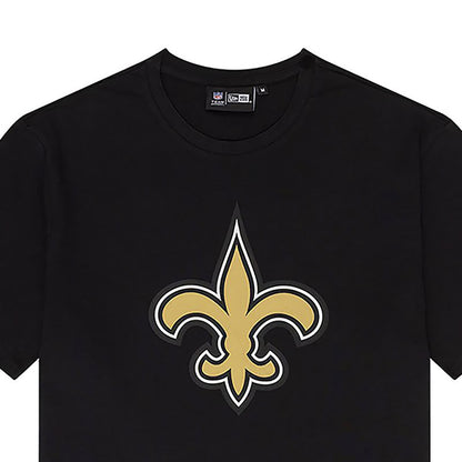 New Era Herren T-Shirt NFL New Orleans Saints Logo schwarz